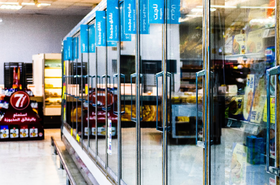 products display fridge